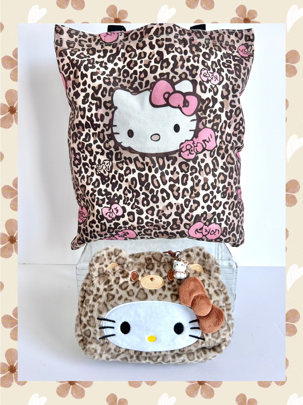 🩷(HK399) Hello Kitty Adorable 3-Piece Tote Bag Bundle!